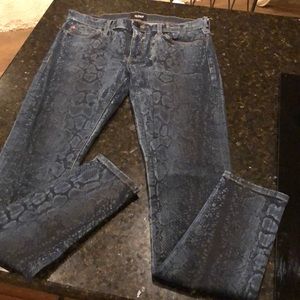 Hudson animal print jean
